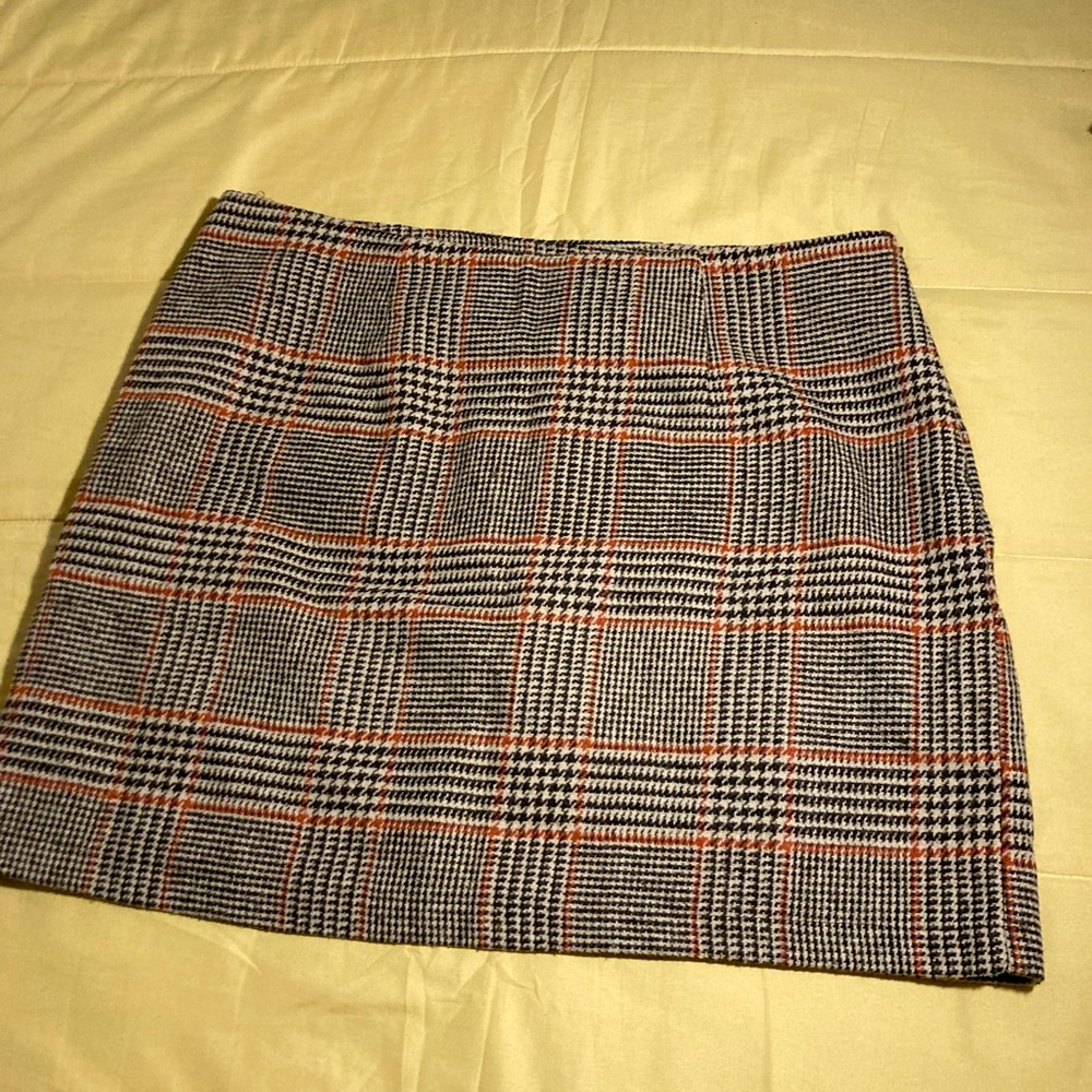 Plaid Mini Skirt